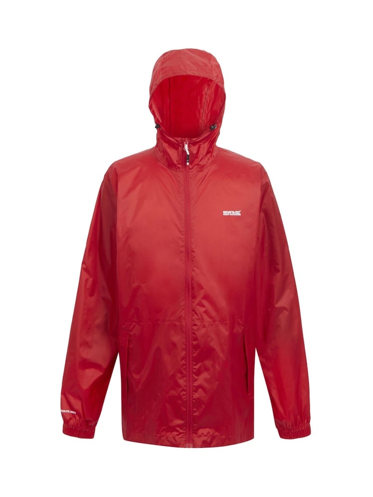 Rouge - Veste imperméable Regatta Pack It III pour homme - Image 7 of 9
