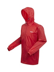 Regatta Red Mens Waterproof Pack It Jacket III - Image 8 of 9