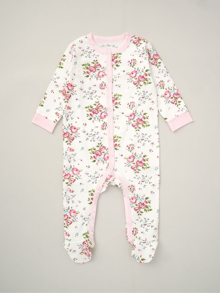 Rock-A-Bye Baby Boutique dojenček 100% bombaž potiskan bela darilni komplet 5 Pieces - Slika 2 iz 10