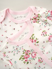 Rock-A-Bye Baby Boutique dojenček 100% bombaž potiskan bela darilni komplet 5 Pieces - Slika 3 iz 10