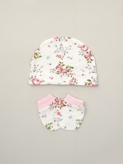 Rock-A-Bye Baby Boutique dojenček 100% bombaž potiskan bela darilni komplet 5 Pieces - Slika 7 iz 10