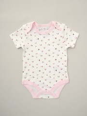 Rock-A-Bye Baby Boutique dojenček 100% bombaž potiskan bela darilni komplet 5 Pieces - Slika 9 iz 10