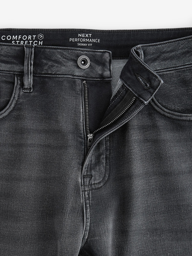 Gris - Coupe fine - Jeans stretch de confort - Image 10 of 13