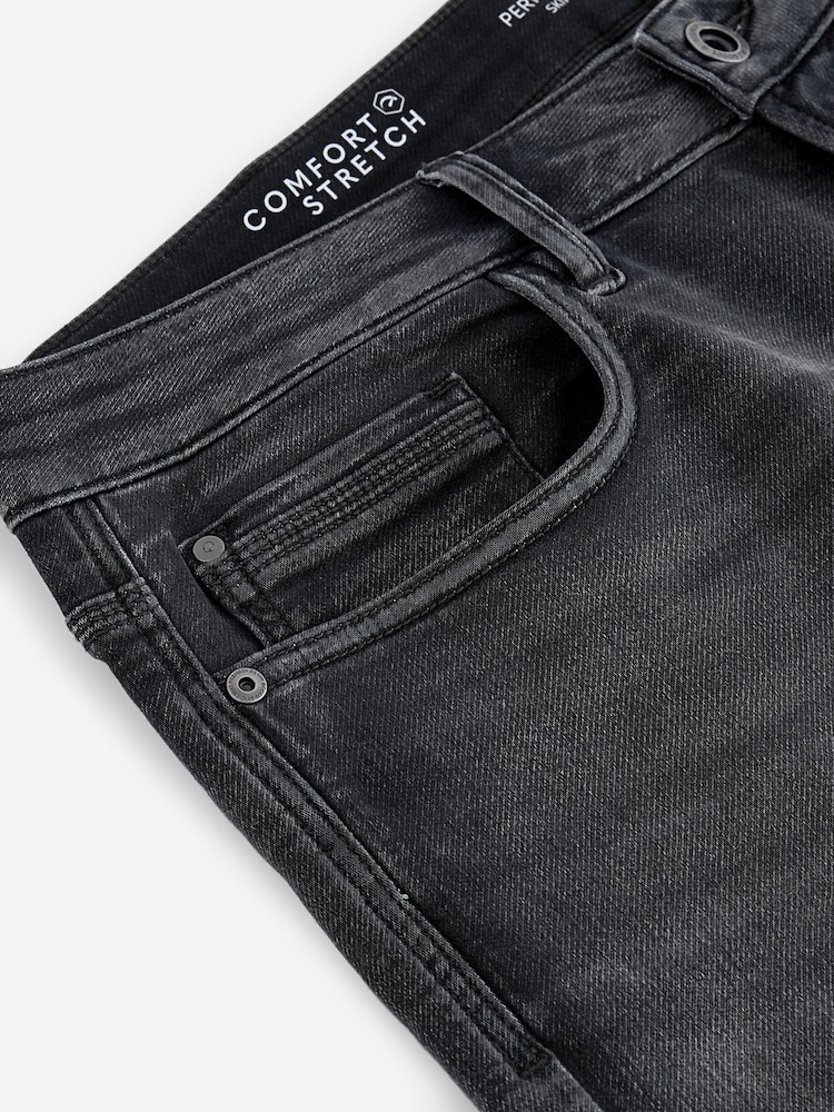 Gris - Coupe fine - Jeans stretch de confort - Image 11 of 13