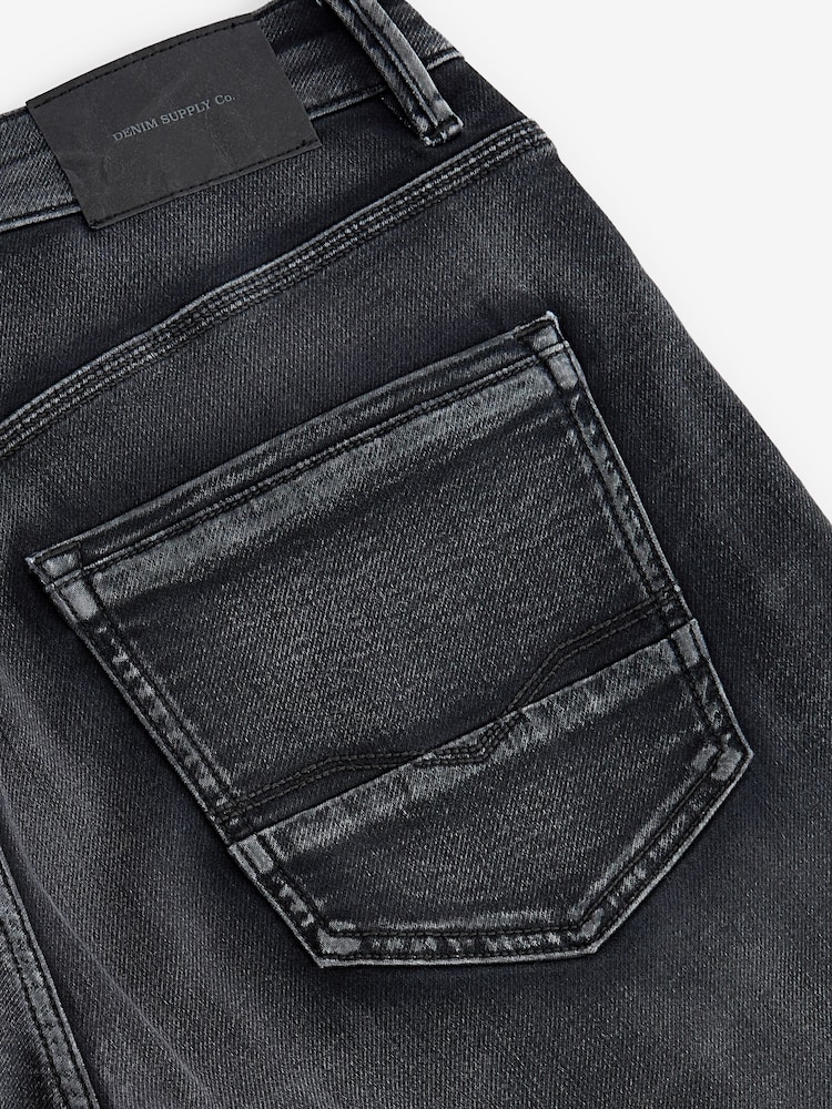 Gris - Coupe fine - Jeans stretch de confort - Image 12 of 13