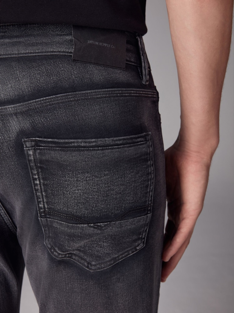 Gris - Coupe fine - Jeans stretch de confort - Image 8 of 13