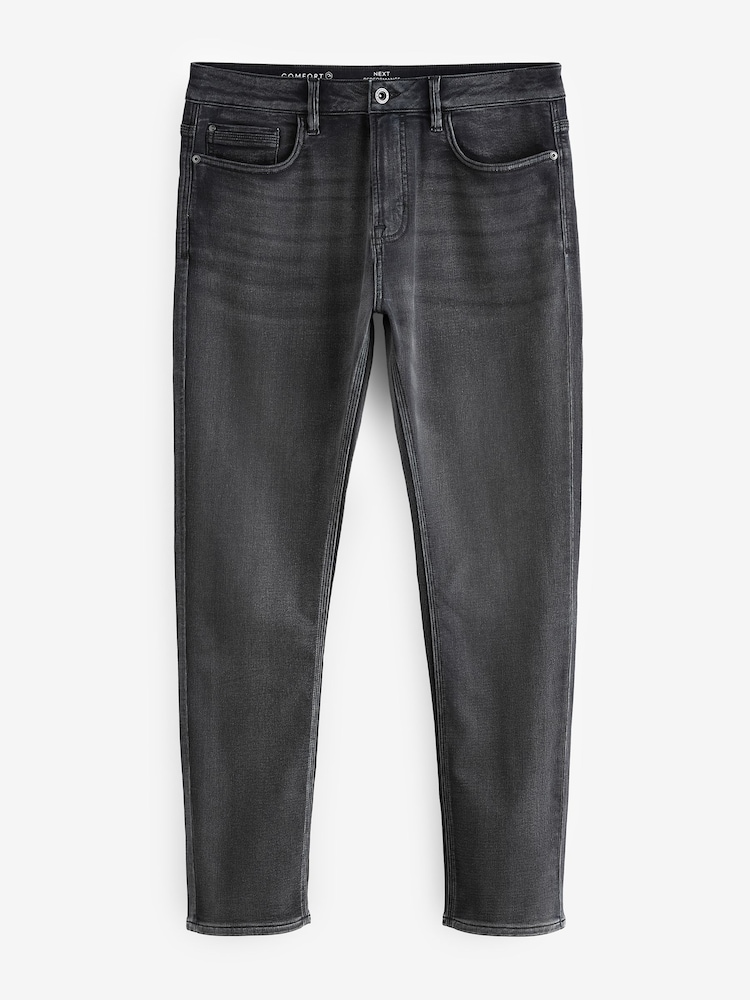 Gris - Coupe fine - Jeans stretch de confort - Image 9 of 13