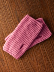 Pink Wool Cashmere Handwarmer - Image 4 of 9