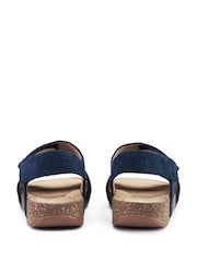 Hotter Blue Wide Fit Explore Touch Fastening Sandals - Image 4 of 4