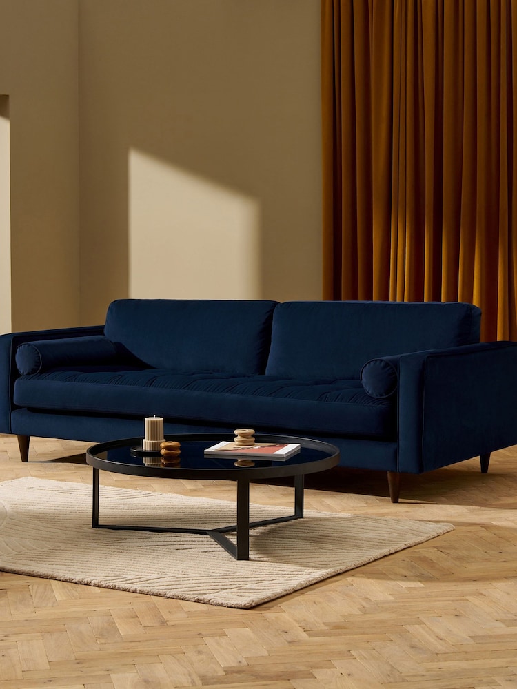 MADE.COM Basket Weave Teal Green Scott 2 Seater Sofa - Image 2 of 4