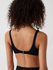 Hush Black Chloe Rib Bikini Top - Image 4 of 7