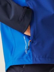 Regatta Blue Navy Birchdale Waterproof Hooded Jacket - Image 6 of 9