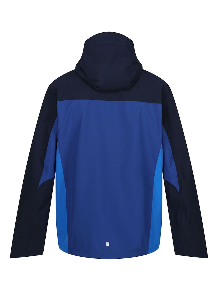 Regatta Blue Navy Birchdale Waterproof Hooded Jacket - Image 9 of 9 Regatta Blue Navy Birchdale Waterproof Hooded Jacket - Image 9 of 9