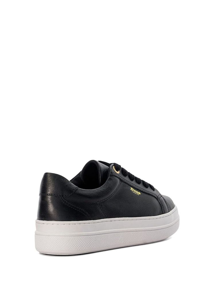 Buy Dune London Black Eastern Branded Chunky Cup Sole Trainers