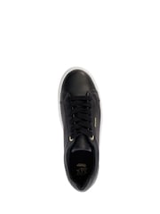 Dune London Black Eastern Branded Chunky Cup Sole Trainers - Image 4 of 4