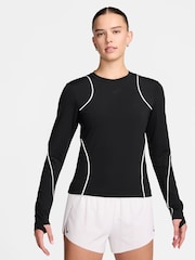 Nike Black Running Division Long Sleeve Running Top - Image 1 of 4