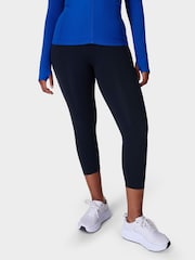 Sweaty Betty Black Power Cropped Workout Leggings - Image 1 of 10