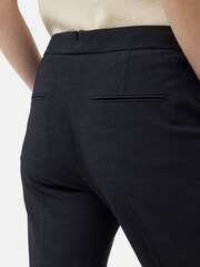 Jigsaw Black Short Crosshatch Mason Trousers - Image 4 of 6