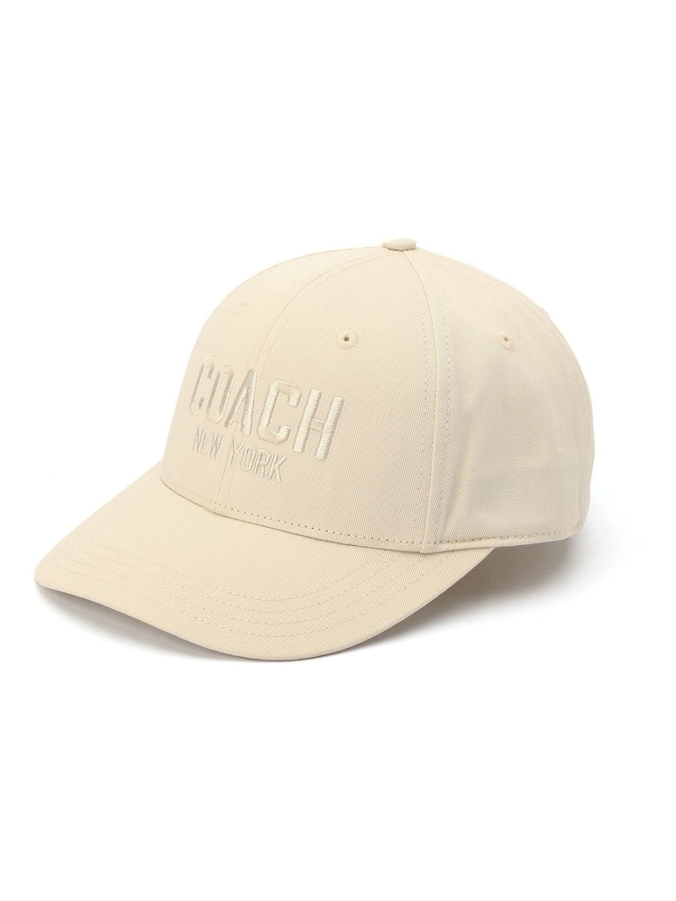 COACH Grey Embroidered Baseball 100% Cotton Hat - Image 1 of 3 COACH Grey Embroidered Baseball 100% Cotton Hat - Image 1 of 3