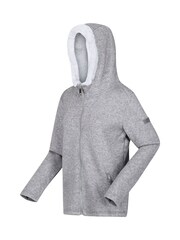 Regatta Grey Avalynn Full Zip Lined Hood Fleece - Image 7 of 8