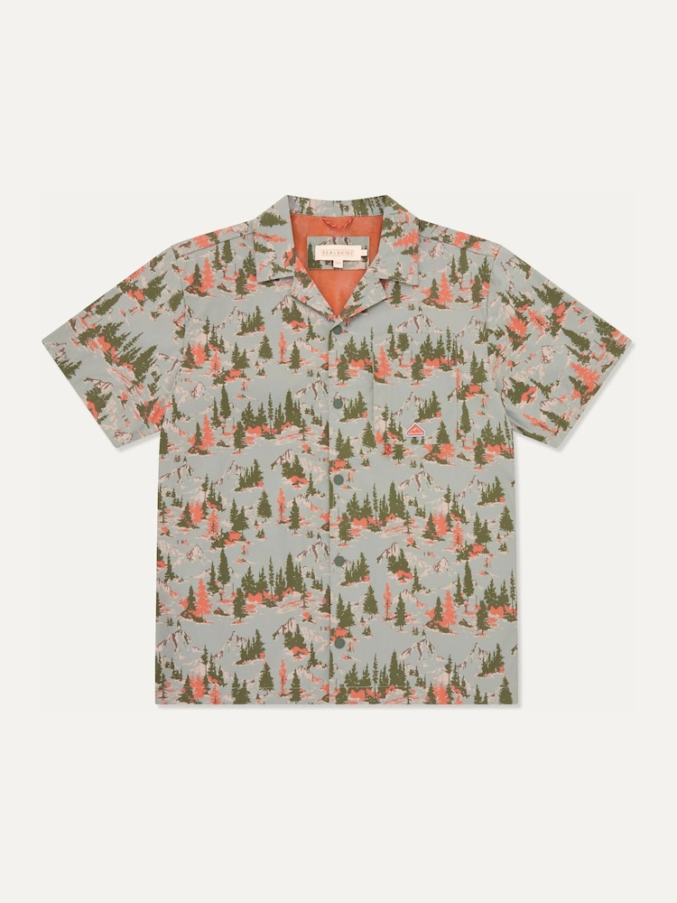 Sealskinz Grey Shingham Men's Short Sleeve Trail Shirt - Image 2 of 5 Sealskinz Grey Shingham Men's Short Sleeve Trail Shirt - Image 2 of 5