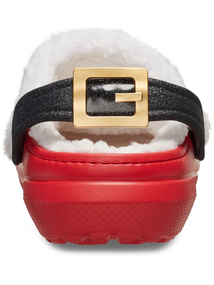 Crocs Red Classic Lined Santa Clogs - Image 2 of 6