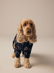 Black/White Matching Family Pets Christmas Tree 100% Cotton Pyjamas - Image 3 of 9