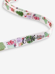 Cath Kidston Cream Christmas House Lanyard - Image 4 of 5