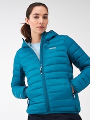 Regatta Blue Navy Womens Hooded Marizion Walking Jacket - Image 1 of 9