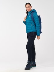 Regatta Blue Navy Womens Hooded Marizion Walking Jacket - Image 3 of 9