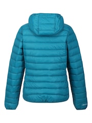 Regatta Blue Navy Womens Hooded Marizion Walking Jacket - Image 8 of 9