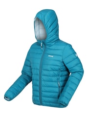 Regatta Blue Navy Womens Hooded Marizion Walking Jacket - Image 9 of 9