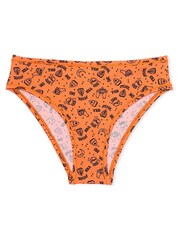 Victoria's Secret PINK Orange Halloween Print Cheeky Cotton Cheeky Knickers - Image 2 of 2