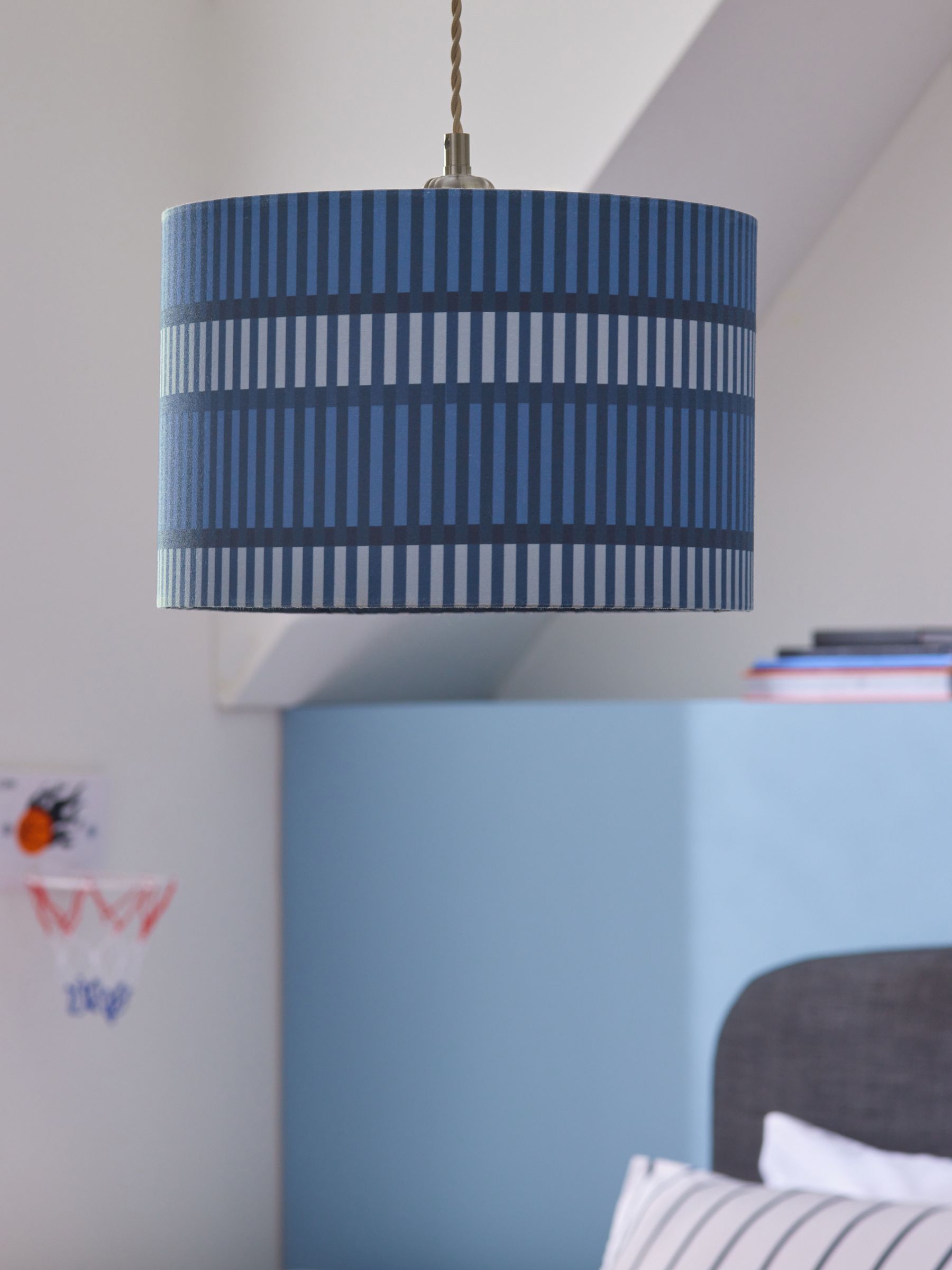 Blue stripe lamp cheap