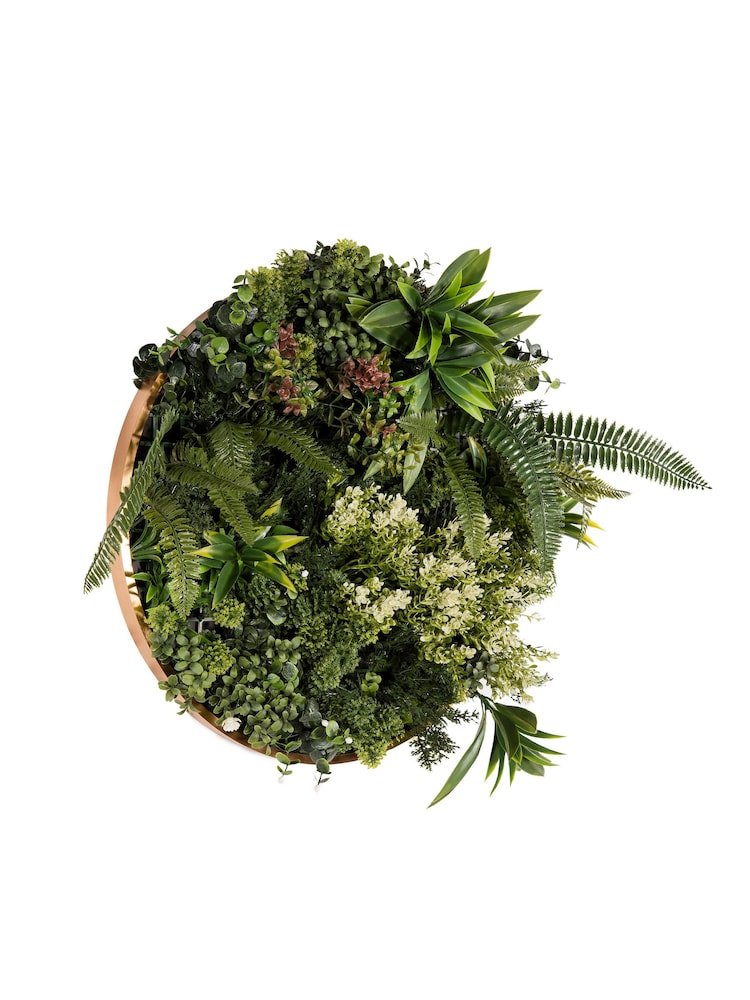 Premier Decorations Ltd Green Dia.50cm Talia Joy Artificial Garden Wall Art - Image 1 of 1