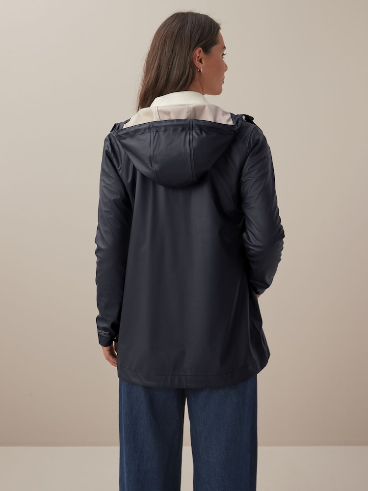 Ilse Jacobsen Straight Fit Lightweight Waterproof Rain Jacket - Image 3 of 8