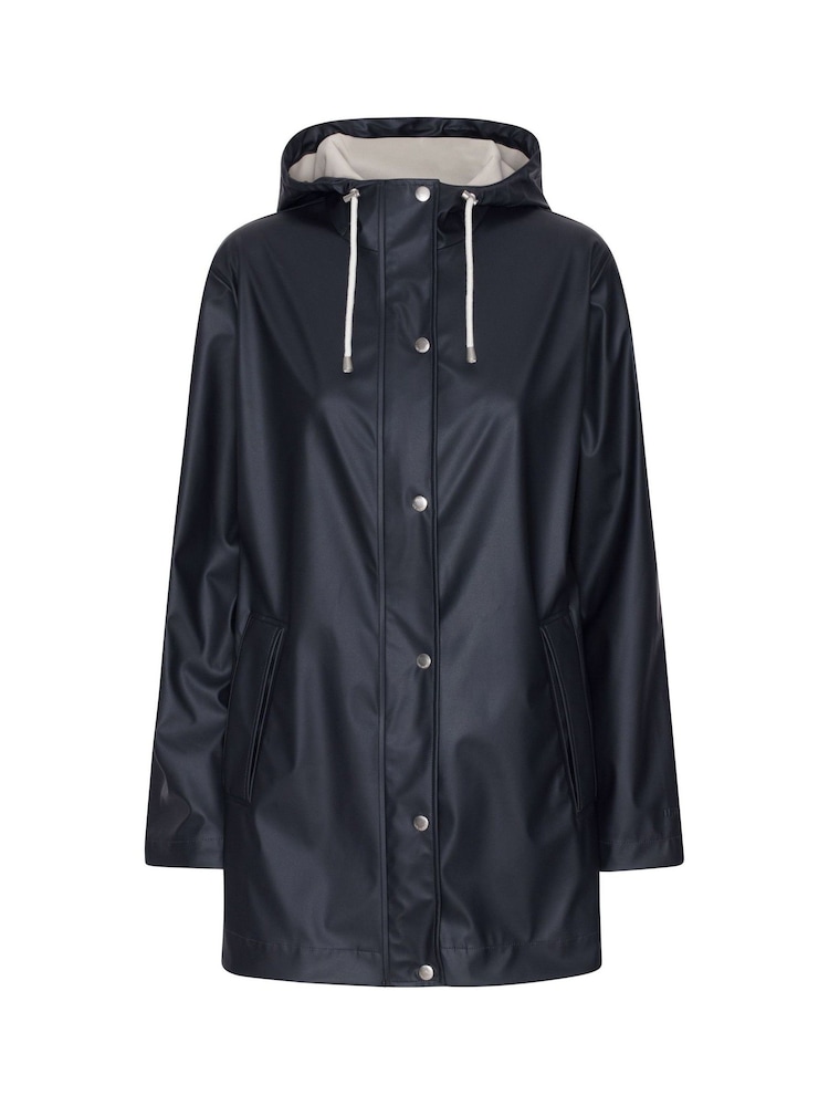Ilse Jacobsen Straight Fit Lightweight Waterproof Rain Jacket - Image 7 of 8