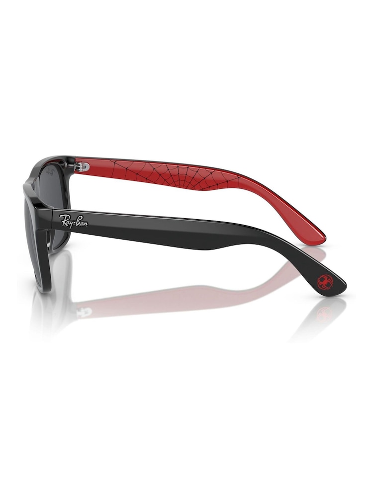 Ray-Ban Junior Justin Rj9069S Square Spider-Man Black Sunglasses - Image 6 of 6
