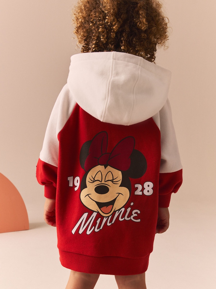 Buy Red Minnie Mouse Sweat Dress and Leggings Set (3mths-7yrs