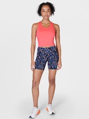 Кораллово-розовый - Sweaty Betty Athlete Crop Seamless Workout Vest - Image 4 of 7