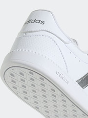 adidas White/Pink Breaknet Sleek Trainers - Image 11 of 11