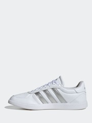 adidas White/Pink Breaknet Sleek Trainers - Image 2 of 11