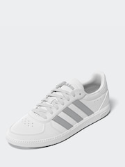 adidas White/Pink Breaknet Sleek Trainers - Image 5 of 11