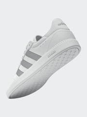 adidas White/Pink Breaknet Sleek Trainers - Image 6 of 11