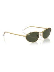 Ray-Ban Gold Tone Rb3734 Irregular Sunglasses - Image 3 of 8