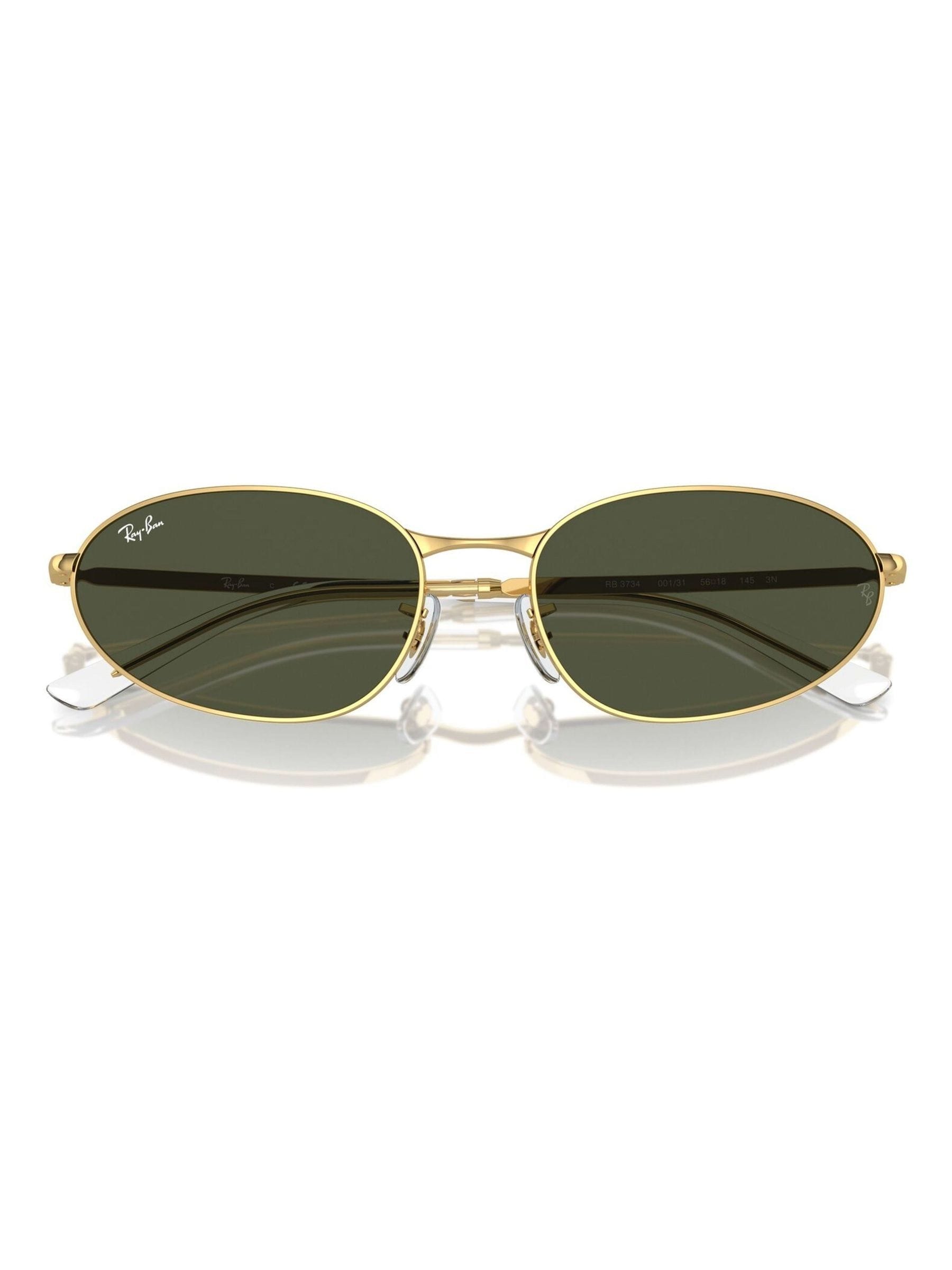 Buy Ray Ban Gold Tone Rb3734 Irregular Sunglasses from the Next UK online shop