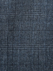 Blue Slim Fit Brushed Check Suit Jacket - Image 7 of 10