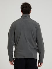 Mountain Warehouse Light Grey Mens Camber II Half Zip Quick Drying Fleece - Image 2 of 5