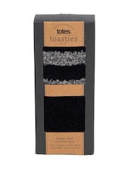 Totes Black Mens Supersoft Twin Pack Socks - Image 2 of 4