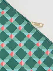 Cath Kidston Green Check Pouch - Image 3 of 5
